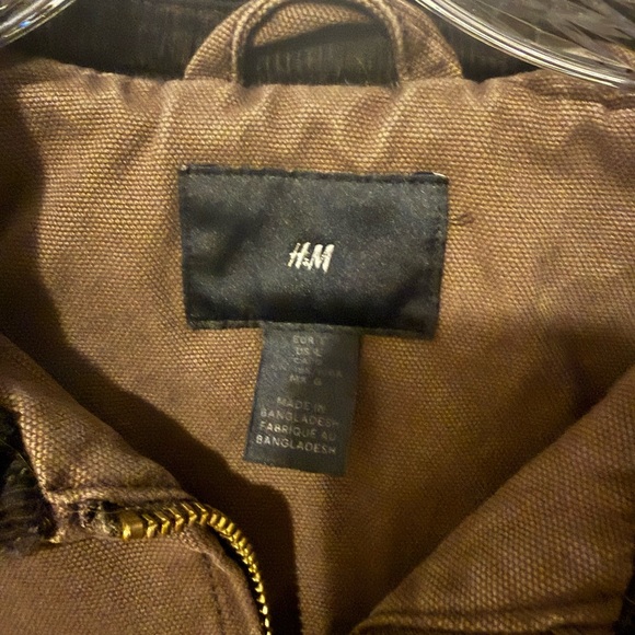 H&M Brown Jacket with Black Collar - Picture 2 of 2